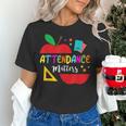 Attendance Matters Teacher Apple For Back To School Women's T-Shirt, gift for family, gift for coworker
