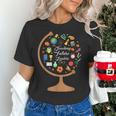 Awesome Teachers T Shirt Teaching Future Leaders Globe For Men Women Women's T-Shirt, gift for family, gift for coworker Awesome Teachers T Shirt Teaching Future Leaders Globe For Men Women Women's T-Shirt, gift for family, gift for coworker