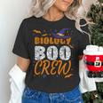 Biology Boo Crew Halloween Biology Teacher Matching For Men Women Kids Women's T-Shirt, gift for family, gift for coworker