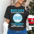 Biology Facts Science Teacher Student Biologist Women's T-Shirt, Science Teacher Shirts, gift for family, gift for coworker