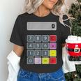 Calculator Math Teacher Halloween Costumes Women Men Adults Women's T-Shirt, gift for family, gift for coworker Calculator Math Teacher Halloween Costumes Women Men Adults Women's T-Shirt, gift for family, gift for coworker