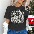 Cat Chaos Coordinator For Women Mom Halloween Teacher Women's T-Shirt, gift for family, gift for coworker Cat Chaos Coordinator For Women Mom Halloween Teacher Women's T-Shirt, gift for family, gift for coworker