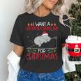 Christmas Math Teacher Hypotenuse Math Hippotenuse Men Women Women's T-Shirt, gift for family, gift for coworker