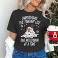 Christmas Surviving Teacher Life Meltdown Xmas Women Men Women's T-Shirt, gift for family, gift for coworker Christmas Surviving Teacher Life Meltdown Xmas Women Men Women's T-Shirt, gift for family, gift for coworker