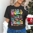 Color The World With Kindness Teacher Back To School Women's T-Shirt, gift for family, gift for coworker Color The World With Kindness Teacher Back To School Women's T-Shirt, gift for family, gift for coworker