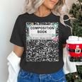 Composition Book Notebook Teachers Matching Group Halloween Women's T-Shirt, gift for family, gift for coworker Composition Book Notebook Teachers Matching Group Halloween Women's T-Shirt, gift for family, gift for coworker