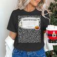 Composition Notebook Costume Adult Halloween For Teachers Women's T-Shirt, gift for family, gift for coworker Composition Notebook Costume Adult Halloween For Teachers Women's T-Shirt, gift for family, gift for coworker