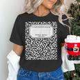 Composition Notebook Matching Group Halloween Teachers Women's T-Shirt, gift for family, gift for coworker