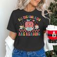 All The Cool Kids Are Reading Book Reading Teacher School Women's T-Shirt, gift for family, gift for coworker