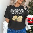 Cool History Teacher Read The Constitution For The Articles Women's T-Shirt, History Teacher Shirts, gift for family, gift for coworker Cool History Teacher Read The Constitution For The Articles Women's T-Shirt, History Teacher Shirts, gift for family, gift for coworker