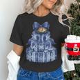 Coquette Bow Book Tree Merry Christmas Xmas Teacher Holiday Women's T-Shirt, gift for family, gift for coworker Coquette Bow Book Tree Merry Christmas Xmas Teacher Holiday Women's T-Shirt, gift for family, gift for coworker