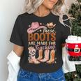 Cowboy Teacher These Boots Are Made-For Teaching School Women's T-Shirt, gift for family, gift for coworker Cowboy Teacher These Boots Are Made-For Teaching School Women's T-Shirt, gift for family, gift for coworker