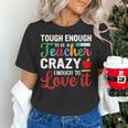 Crazy Teacher Men Women School Teachers Women's T-Shirt, gift for family, gift for coworker