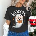 Cute Ghost Book Reading Halloween Teacher Women's T-Shirt, gift for family, gift for coworker Cute Ghost Book Reading Halloween Teacher Women's T-Shirt, gift for family, gift for coworker