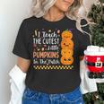 Cute Teacher Halloween For Women Men Teacher Pumpkin Women's T-Shirt, gift for family, gift for coworker Cute Teacher Halloween For Women Men Teacher Pumpkin Women's T-Shirt, gift for family, gift for coworker