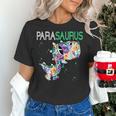 Dino Para Professional Teacher Collection T-Rex Dinosaur Paraeducator Assistant Teacher Women's T-Shirt, gift for family, gift for coworker Dino Para Professional Teacher Collection T-Rex Dinosaur Paraeducator Assistant Teacher Women's T-Shirt, gift for family, gift for coworker