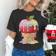 Dripping Apple Ice Cream Cone Cute Teacher Appreciation Women's T-Shirt, gift for family, gift for coworker Dripping Apple Ice Cream Cone Cute Teacher Appreciation Women's T-Shirt, gift for family, gift for coworker
