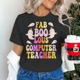 Faboolous COMPUTER TEACHER Costume This Is My Spooky Mom Dad Women's T-Shirt, gift for family, gift for coworker Faboolous COMPUTER TEACHER Costume This Is My Spooky Mom Dad Women's T-Shirt, gift for family, gift for coworker