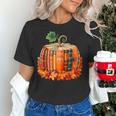 Fall Book Autumn Reading Teacher Halloween Pumpkin Season Women's T-Shirt, gift for family, gift for coworker