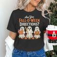 Are You Fall O Ween DirectionsRetro Teacher Halloween Ghost Women's T-Shirt, gift for family, gift for coworker