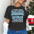 Fun German Teacher Appreciation Language Class Saying Women's T-Shirt, German Teacher Shirts, gift for family, gift for coworker Fun German Teacher Appreciation Language Class Saying Women's T-Shirt, German Teacher Shirts, gift for family, gift for coworker