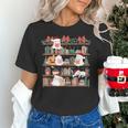 Ghost Christmas Reading Book Lover Library Christmas Teacher Women's T-Shirt, gift for family, gift for coworker Ghost Christmas Reading Book Lover Library Christmas Teacher Women's T-Shirt, gift for family, gift for coworker