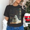 Ghost Library Halloween Book Reading Books Lover Teacher Women's T-Shirt, gift for family, gift for coworker Ghost Library Halloween Book Reading Books Lover Teacher Women's T-Shirt, gift for family, gift for coworker