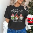 Gnome It's Fine I'm Fine Everything Is Fine Teacher Xmas Women's T-Shirt, gift for family, gift for coworker