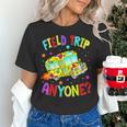 Groovy Field Trip Anyone Happy Field Day For Teachers Kids Women's T-Shirt, gift for family, gift for coworker Groovy Field Trip Anyone Happy Field Day For Teachers Kids Women's T-Shirt, gift for family, gift for coworker