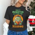 Halloween Teacher Librarian Monster Reading Books Men Women Kids Women's T-Shirt, gift for family, gift for coworker Halloween Teacher Librarian Monster Reading Books Men Women Kids Women's T-Shirt, gift for family, gift for coworker