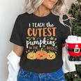 Halloween Teacher I Teach The Cutest Pumpkins In The Patch Women's T-Shirt, gift for family, gift for coworker Halloween Teacher I Teach The Cutest Pumpkins In The Patch Women's T-Shirt, gift for family, gift for coworker