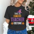 Halloween Teachers This Is My Tired Teacher Costume Women's T-Shirt, gift for family, gift for coworker