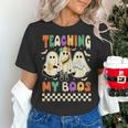 Halloween Teaching My Boos Cute Ghost Teacher Life Costume Women's T-Shirt, gift for family, gift for coworker Halloween Teaching My Boos Cute Ghost Teacher Life Costume Women's T-Shirt, gift for family, gift for coworker