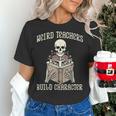 Halloween Weird Teachers Build Character Costume Men Women Women's T-Shirt, gift for family, gift for coworker Halloween Weird Teachers Build Character Costume Men Women Women's T-Shirt, gift for family, gift for coworker