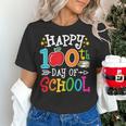 Happy 100th Day Of School Teachers 100 Days Of School Kids Women's T-Shirt, gift for family, gift for coworker Happy 100th Day Of School Teachers 100 Days Of School Kids Women's T-Shirt, gift for family, gift for coworker