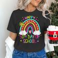 Happy 50th Days Of School Rainbow Teacher 50 Days Smarter Women's T-Shirt, gift for family, gift for coworker Happy 50th Days Of School Rainbow Teacher 50 Days Smarter Women's T-Shirt, gift for family, gift for coworker