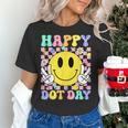 Happy Dot Day Shirts Teacher Student Girls Kids Smile Face Women's T-Shirt, gift for family, gift for coworker
