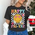 Happy Fri-Yay Groovy Teacher Friday Weekend Fri Yay Women's T-Shirt, Groovy Teacher Shirts, gift for family, gift for coworker Happy Fri-Yay Groovy Teacher Friday Weekend Fri Yay Women's T-Shirt, Groovy Teacher Shirts, gift for family, gift for coworker