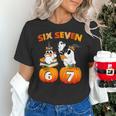 Haunted By 67 Boo Ghost Pumpkin Halloween Teacher Women's T-Shirt, gift for family, gift for coworker