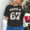 Haunted By 67 Teacher Halloween 6 7 Shirt Women's T-Shirt, gift for family, gift for coworker