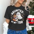 Haunted By My TBR Cute Ghost Book Reading Teacher Halloween Women's T-Shirt, gift for family, gift for coworker Haunted By My TBR Cute Ghost Book Reading Teacher Halloween Women's T-Shirt, gift for family, gift for coworker