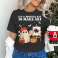 It's A Bootiful Day To Make Art Groovy Art Teacher Halloween Women's T-Shirt, Groovy Teacher Shirts, gift for family, gift for coworker It's A Bootiful Day To Make Art Groovy Art Teacher Halloween Women's T-Shirt, Groovy Teacher Shirts, gift for family, gift for coworker