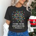 It's Fine I'm Fine Christmas Light Principal Teacher Xmas Men Women Women's T-Shirt, gift for family, gift for coworker