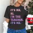 It's Me Hi I'm The TEACHER It's Me Teacher Educator Women's T-Shirt, gift for family, gift for coworker It's Me Hi I'm The TEACHER It's Me Teacher Educator Women's T-Shirt, gift for family, gift for coworker