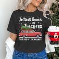 Jolliest Bunch Of Teachers This Side Of The Hallway Xmas PJ Women's T-Shirt, gift for family, gift for coworker Jolliest Bunch Of Teachers This Side Of The Hallway Xmas PJ Women's T-Shirt, gift for family, gift for coworker