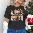 Kindergarten Dream Ghost Team Fall Halloween Spooky Teachers Women's T-Shirt, gift for family, gift for coworker Kindergarten Dream Ghost Team Fall Halloween Spooky Teachers Women's T-Shirt, gift for family, gift for coworker