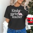 Kindergarten Teacher Dinosaur Back To School Women's T-Shirt, gift for family, gift for coworker