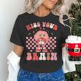Kiss Your Brain Valentines Test Day Teacher Squad Kids Women's T-Shirt, gift for family, gift for coworker Kiss Your Brain Valentines Test Day Teacher Squad Kids Women's T-Shirt, gift for family, gift for coworker