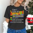 Can I Lick It Periodic Table Chemistry Teachers Women's T-Shirt, gift for family, gift for coworker