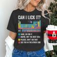 Can I Lick It Periodic Table Of Elements Science Teacher Women's T-Shirt, Science Teacher Shirts, gift for family, gift for coworker Can I Lick It Periodic Table Of Elements Science Teacher Women's T-Shirt, Science Teacher Shirts, gift for family, gift for coworker